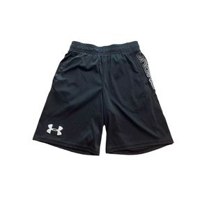 Under Armour Black Youth Medium Heat Gear Loose Shorts